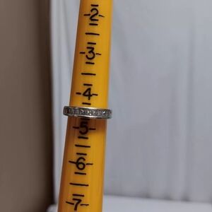 14k Yellow Gold Womens Diamond RING 11 Diamonds Wedding AnniversaryBAND 4.5 Size
